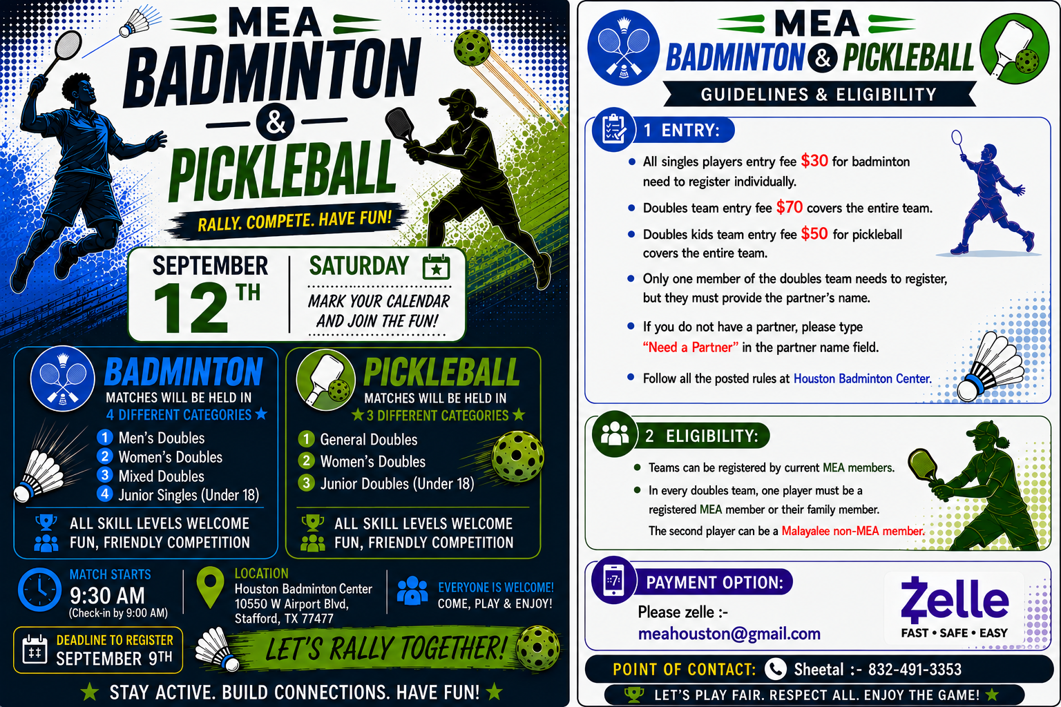 Badminton & Pickleball Championship 2026