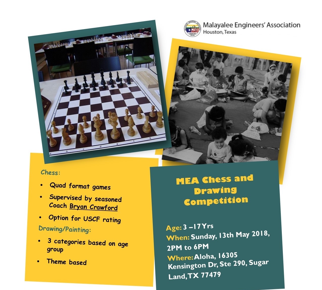 MEA Chess and Drawing Competition